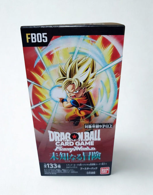 Dragon Ball Super Card Game Fusion World FB05 – Unknown Adventure Booster Box